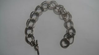 Vintage Mexican Silver Link Bracelet Mexico