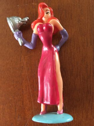 Vintage 1987 Jessica Roger Rabbit Toy Figure Pvc 3.  5”