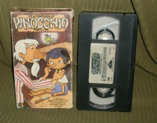 Vintage Kids Klassics The Adventures Of Pinocchio Vhs