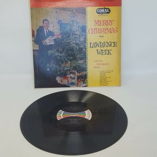 Vintage Vinyl Lp Merry Christmas From Lawrence Welk & Champagne Music Makers