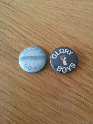 Vintage The Glory Boys 2 Promo Metal Pin Badge Bundle