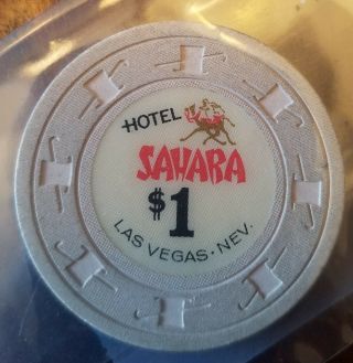 Vintage Sahara Hotel Casino Las Vegas $1 Chip Camel