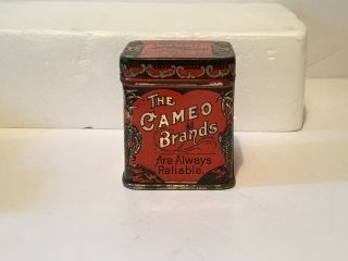 Rare Vintage Typewriter The Cameo Brands Ribbon Tin - See My Other Tin