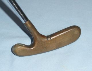 Vintage Acushnet Bulls - Eye Brass Putter 35r Standard Golf Club Titleist 34.  75 "