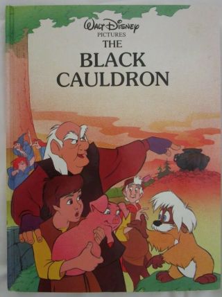 1990 Vintage Disney Classic Series The Black Cauldron Large Picture Book