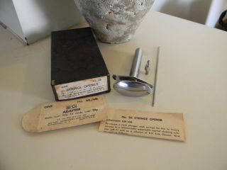 Vintage Becton Dickinson Syringe Opener No.  26 And Instructions