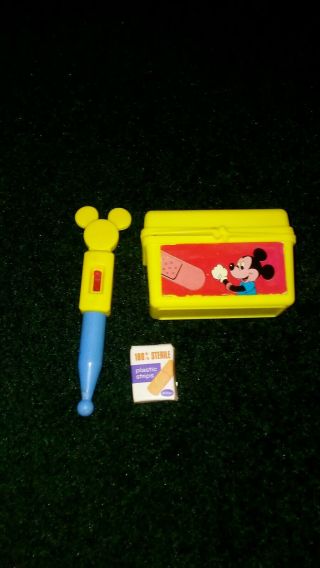 Vtg Mickey Mouse Play First Aid Set