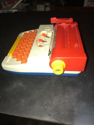 Vintage 1977 Tomy ' s Tutor Typer Typewriter Learning Toy 2