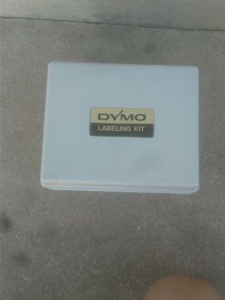 Vintage Dymo Label Maker M - 6 Labeling Kit With Case Mark VI Bundle 7