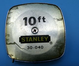 Vintage Stanley Slim Tape Measure - 10 Ft
