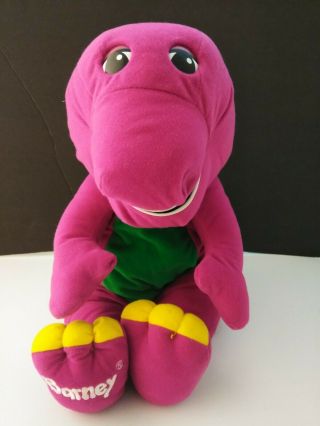 Barney The Purple Dinosaur Plush Toy Vintage 1996 Talking 18 Inch Plush