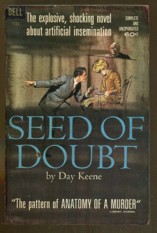 Seed Of Doubt By Day Keene - Vintage Dell Mystery Paperback First Printing - 1962