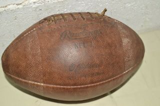 Antique/ Vintage Rawlings Nfl - 1 Official Leather Football Full Size