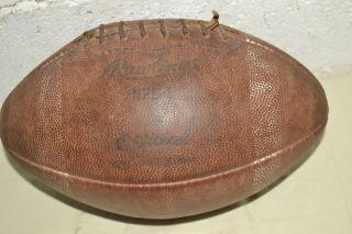 ANTIQUE/ VINTAGE RAWLINGS NFL - 1 OFFICIAL LEATHER FOOTBALL FULL SIZE 2