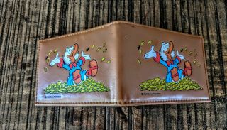 Vintage Scrooge Mcduck PVC Walt Disney productions wallet 3