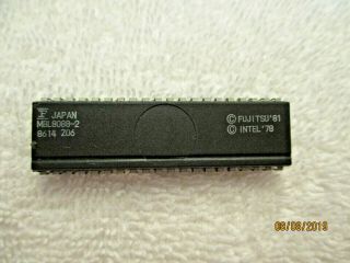 Vintage Fujitsu Mbl8088 - 2 8mhz 8 - Bit Microprocessor 1981 (1 Pc)