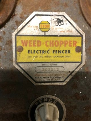 Vintage Weed - Chopper Electric Fencer 2