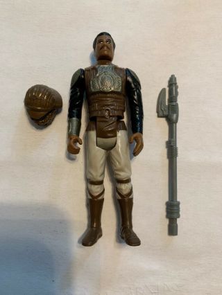 Kenner Vintage Star Wars 1983 Lando Calrissian Skiff Guard Rotj Hk 100 Complete