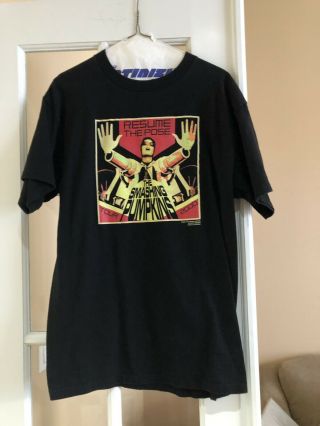 Smashing Pumpkins 2000 " Resume The Pose " Vintage Concert T - Shirt - Size L