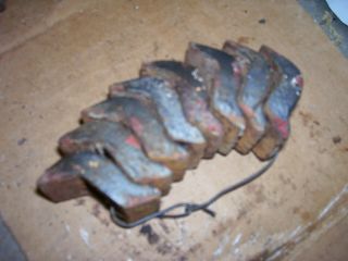 Vintage Oliver 88 Row Crop Tractor - Rear Wheel Wedge Set - For One Side