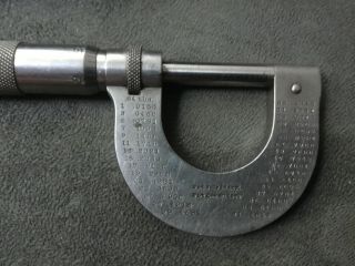 vintage Brown & Sharpe no.  8 micrometer with metal case 5