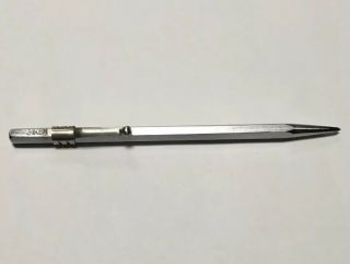 Rare Vintage Collectible " Giken - Japan " Machinist " Pen - Scribe " W Clip Engraving