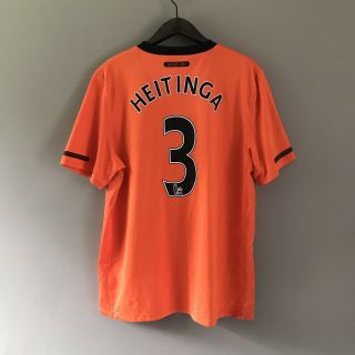 Holland Netherlands Vtg Football Shirt Jersey Large L Nike Heitinga