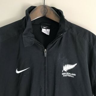 Vtg Nike Zealand Football Shirt Training Jacket Soccer Jersey Tracksuit M