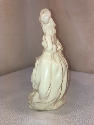 Vtg 40 - 50’s Haeger USA Pottery Art Victorian Lady Flower Planter Vase Pen Holder 7