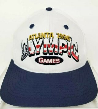 Vintage Logo Athletic 1996 Summer Olympics Atlanta Snap Back Baseball Hat