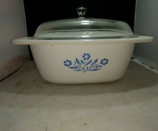 Vintage Corning Ware electromatic skillet table top range cooker blue cornflower 8