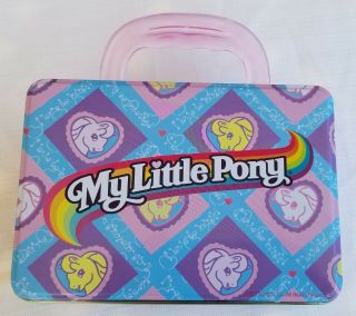 My Little Pony G2 Vintage 1999 Lunch Box Tin Metal Lunchbox Carry Case Ponies
