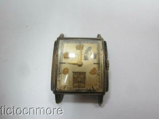 Vintage 10k Gold Filled Girard Perregaux Watch Mens Service Award Heil Co