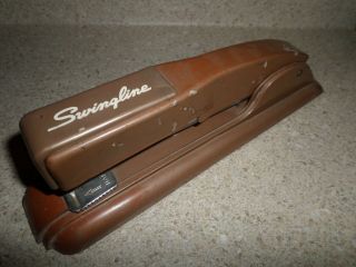 Vintage Copper Metallic Brown Swingline 27 Stapler