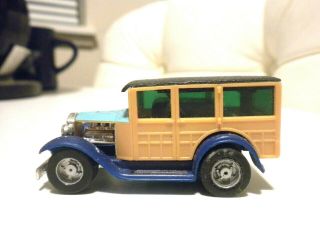 Vintage 1976 Ideal Plastic Woody In & It Has Rubber Tires On It