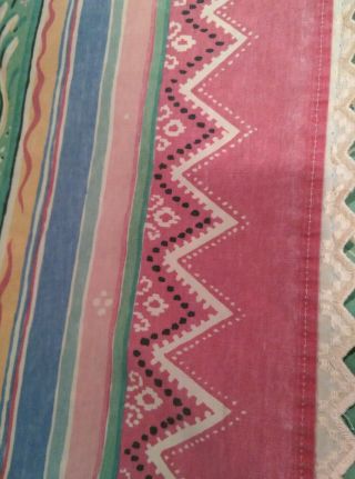 Vintage Collier Campbell Gypsy Dancequeen Size Flat Bed Sheet J P Stevens Usa