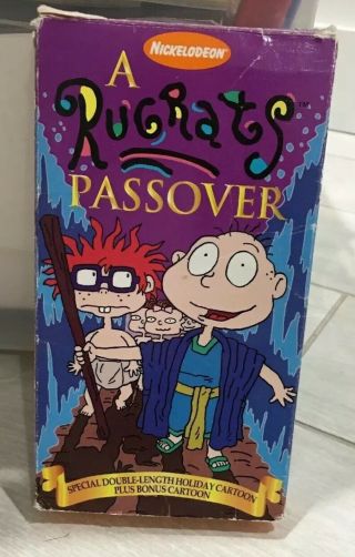 A Rugrats Passover (vhs,  1996) Vintage Nickelodeon Nicktoons Video Cassette Tape