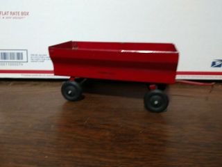Ertl USA Vintage 60s International Harvester Tractor Red Wagon 1/16 Farm Toy 3