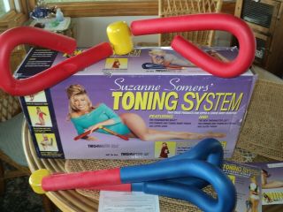 Suzanne Somers Toning System Featuring Thighmaster Gold And Thighmaster Lbx Vtg