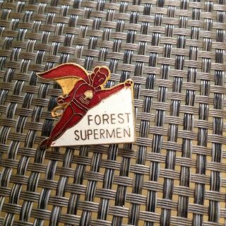 Nottingham Forest Vintage Coffer Enamel Pin Badge 1970s 