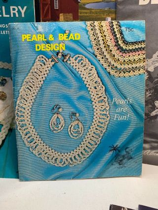 5 Vintage 1960 & 70sJewelry Beading Books Pearl & Bead Design Beauty in Beading 3