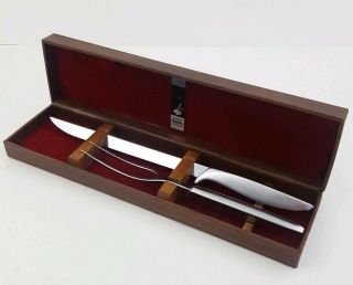 Vintage Gerber Legendary Carving Set Siegfried Balmung Knife Fork W/ Box