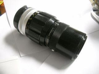Vintage Nikon Nikkor - Q Auto 1:4 F=200mm Camera Lens / Made In Japan