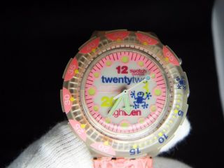 Vintage Swatch Non Digital Watch 1990s 200m 1999 1993 Twenty Two Swiss Made