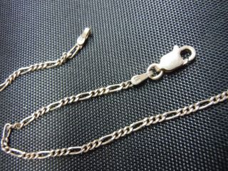 Vintage Sterling Silver Italian Italy Delicate Link 20 3/4 Inch Necklace