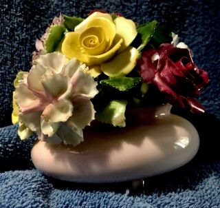 Vintage Royal Adderley Floral Bone China Porcelain Flowers Made In England