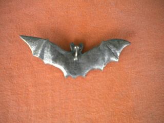 Vintage ALCHEMY GOTHIC BAT PENDANT Stamped MADE IN ENGLAND 2