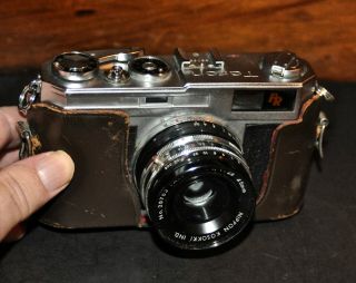 Vintage Taron 35mm Rangefinder Camera - Taronar 45mm Lens - Japan - Needs Work