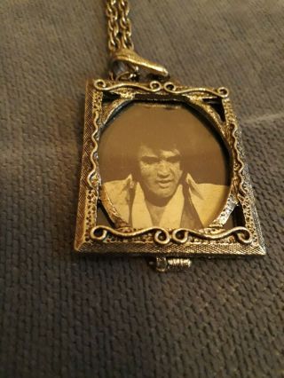 Elvis Presley Vintage 1977 Necklace From Boxcar Enterprises
