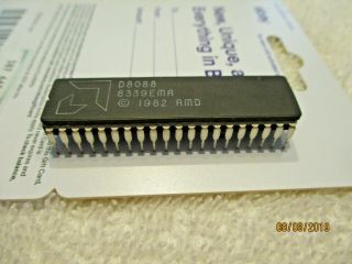 VINTAGE AMD P8088 - 1 10MHZ 8 - bit Microprocessor (C) 1978 Intel (1 pc) 2
